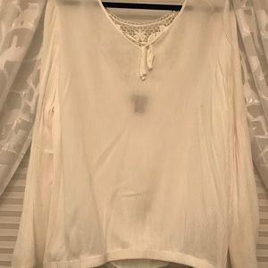 Torrid White Blouse